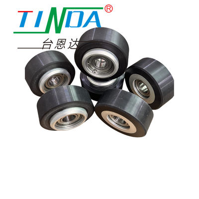 Smooth Surface Elastomeric Roller Wheel for Customized Industrial Material Transport Solutions