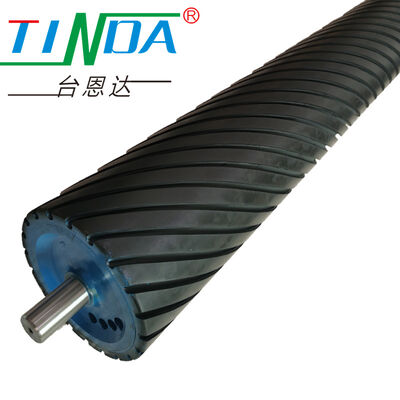 Customizable Industrial Rubber Roller Grooved Roller Featuring High Flexibility Designed for Durable and Industrial