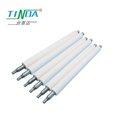Lightweight Textile Rubber Roller FDA Grade Rubber Coated Conveyor Rollers
