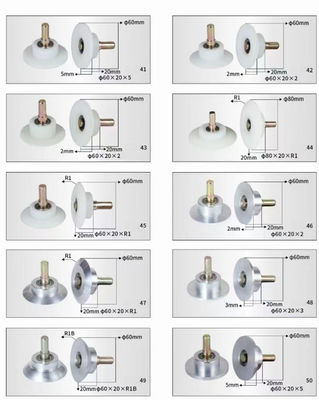 Low Noise Rubber Roller Wheel For Veneer Auto Wrapping Machine