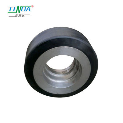 Smooth Movement Pu Rubber Wheels For Agv No Degumming High Durability