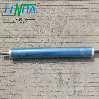 Non Sticking Plastic Film Rollers Banana Rubber Guide Roller UV Resistance