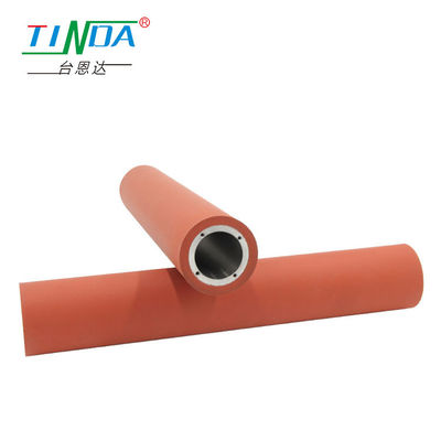 Industrial Grade Heating Rubber Coated Steel Rollers Rubber Roller OEM