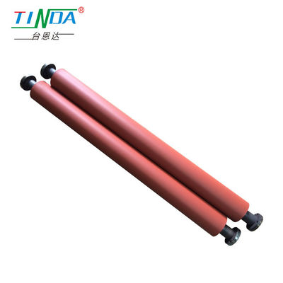 Industrial Grade Heating Rubber Coated Steel Rollers Rubber Roller OEM
