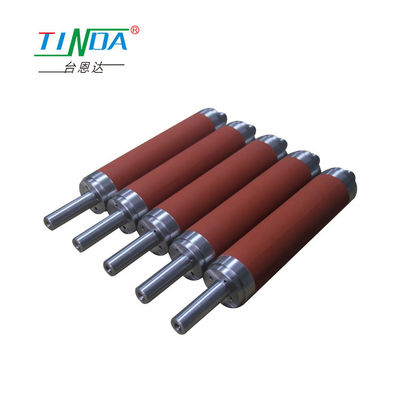 Industrial Grade Heating Rubber Coated Steel Rollers Rubber Roller OEM