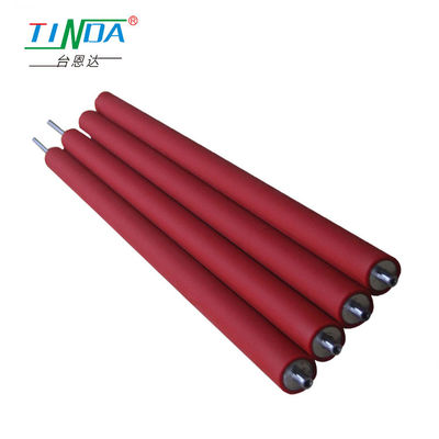 Industrial Grade Heating Rubber Coated Steel Rollers Rubber Roller OEM