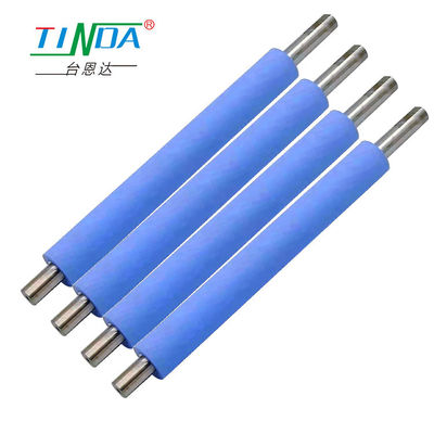 Resistance to Abrasion film laminating roller in Blue with Long Lifespan
