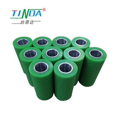 Wood Working Machine Rubber Roller Wheel Bearing Abrasion Resistance