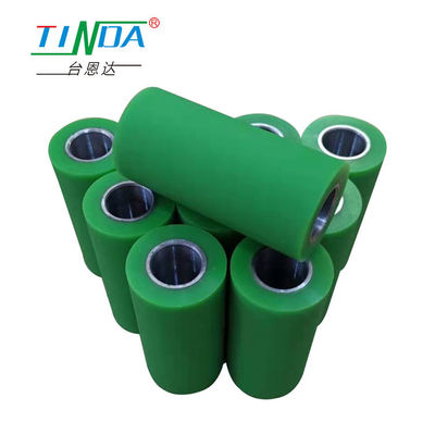 Wood Working Machine Rubber Roller Wheel Bearing Abrasion Resistance