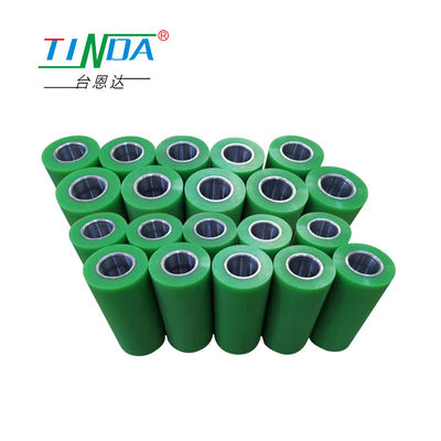Wood Working Machine Rubber Roller Wheel Bearing Abrasion Resistance