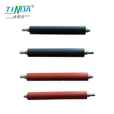 Wear Resistance Printing Rubber Roller Smooth Surface Customized Length