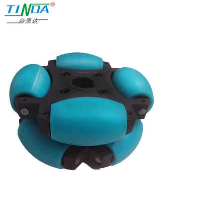 Black AGV Multidirectional Wheels For High Efficient Performance