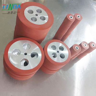 Lightweight Hot Stamping Silicone Rubber Roller Up To 350 Degrees Celsius