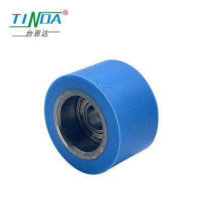 Six Spindle Rubber Roller Wheel Used In Woodboard Profile Wrapping Machines