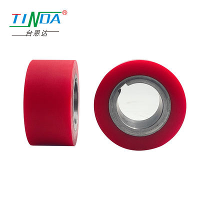 Wear Resistance Rubber Roller Wheel For Woodworking Profile Wrapping Machines