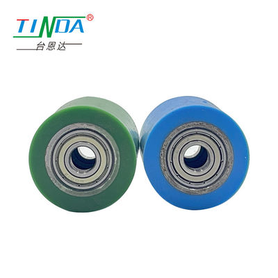 Wear Resistance Rubber Roller Wheel For Woodworking Profile Wrapping Machines