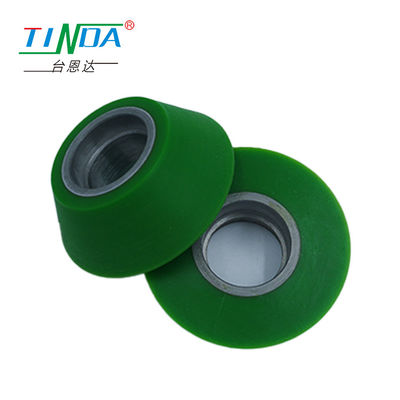 Wear Resistance Rubber Roller Wheel For Woodworking Profile Wrapping Machines