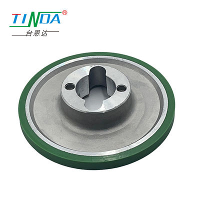 Customization Rubber Roller Wheel Smooth Surface Rubber Guide Wheels