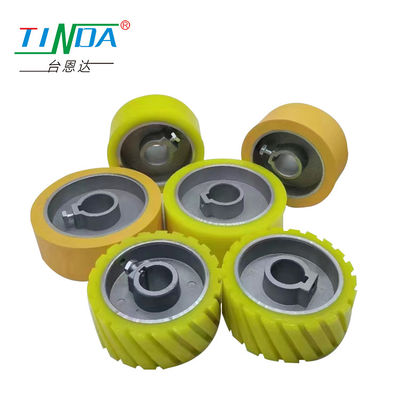 Customization Rubber Roller Wheel Smooth Surface Rubber Guide Wheels