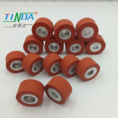 Smooth Surface High temperature 350 degrees Elastomeric silicone Roller Wheel for  PFAFF  Hot-air seam sealing Machin