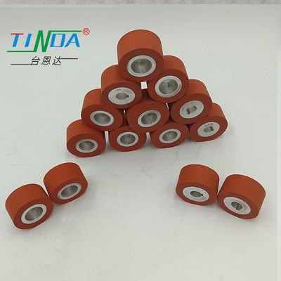 Smooth Surface High Temperature 350 Degrees  Silicone Roller Top low Wheel For PFAFF 8323 Hot-air seam sealing Machine