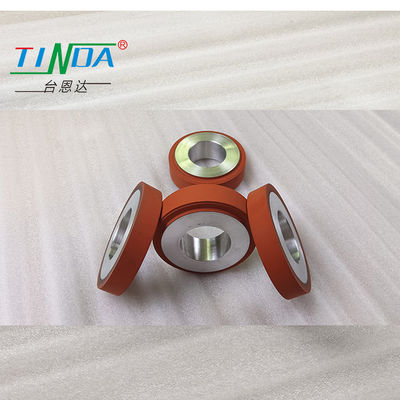 Low Noise Rubber Roller Wheel with Stainless Steel Metal Core for Packaging Industry