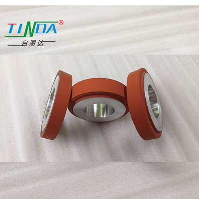 Stainless Steel Core Slicone Rubber Roller Wheel with Smooth Surface
