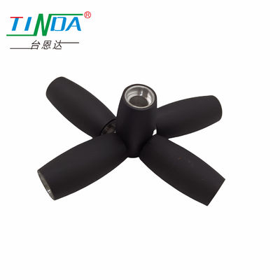 Omni-directional Wheels Rubberized Roller Wheel with Low Noise Level