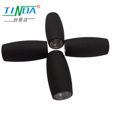 Smooth Surface Rubber Drum Roller Wheel Customized for Double layer and triple  Omni-direction wheels