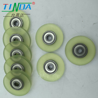 Extended Bearing Life Rubber-covered bearings made with nylon materials
