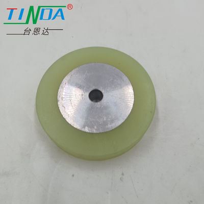 Customized Elastomeric Roller Wheel Made with Stainless Steel Metal Core