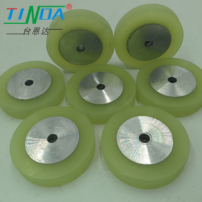 Customized Elastomeric Roller Wheel Made with Stainless Steel Metal Core