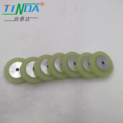 Customized Specifications Rubberized Roller Wheel with Smooth Surface