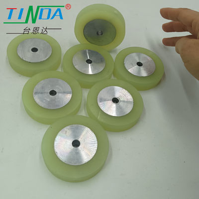 Low Noise Level Rubber Roller Wheel with Customized Stainless Steel Design