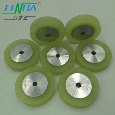 Low Noise Level Rubber Roller Wheel with Customized Stainless Steel Design