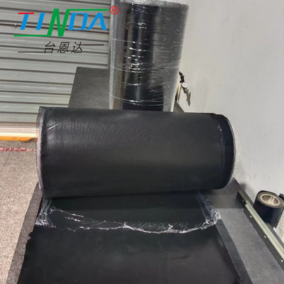 Conductive Rubber Sheet Black Sheet with Fabric Mesh in Roll