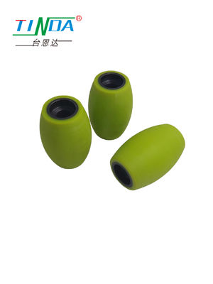 Flexible Polyurethane Rubber Mecanum Wheel Stainless Steel Core Low Noise Smooth Grip