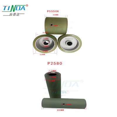Wear-Resisting P5550K P2580K Puller Wheels Industrial Sewing Machine Parts Puller Roller Rubber Delivery Wheel