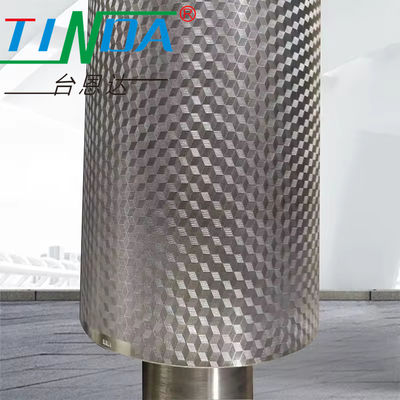 Customized Metal Cylindrical Industrial Roller for Precision Embossing