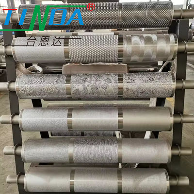 Precision Stainless Steel Embossing  Roller Used For Paper Carton Box Roller Shutter Mesh Manufacture