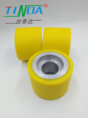 Customized Color Low Noise Level Rubber Roller Wheel Wear Resistant Long Life Polyurethane
