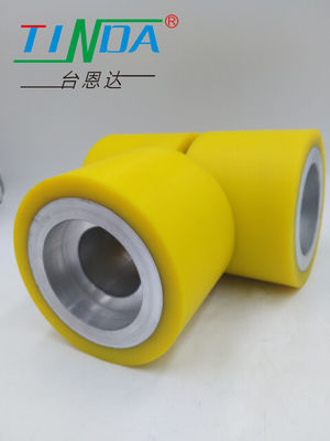 Customized Color Low Noise Level Rubber Roller Wheel Wear Resistant Long Life Polyurethane