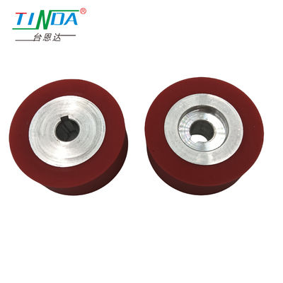 350 Celcius Temperature Resistance Flexible Cylindrical Rubber Press Rollers For Various Applications