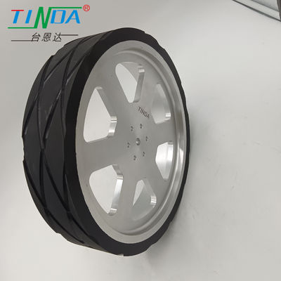 Custom Rubber Wheel With Wear Resistance And Customized Diameter For Paiting Automation Equipment