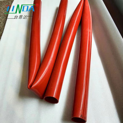 Chemical / Heat Resistant Red Rubber Sleeve For Plastic Film Printing
