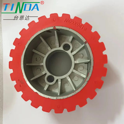 Skid Resistance Silicone Coating Wheel Plate Roller for Temperature Applications