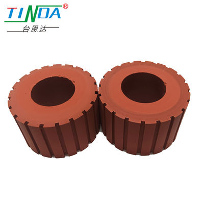 Customize Wear And Skid Resistance Groove Silicone Wheel For Used In High-Temperature Working Environment
