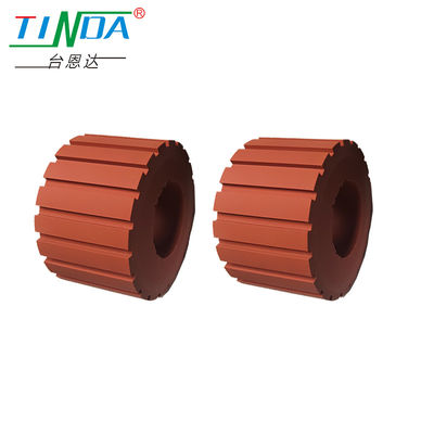 Customize Wear And Skid Resistance Groove Silicone Wheel For Used In High-Temperature Working Environment