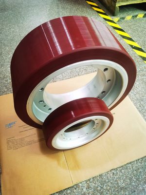 High Load Capacity Customized AGV Drive Wheel with Ball Bearing and Customized Diameter