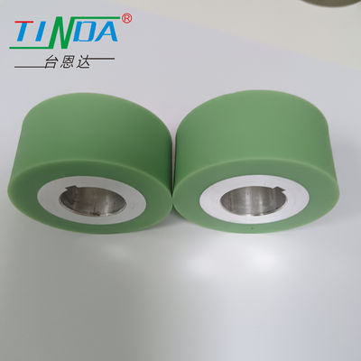 Temperature Resistant Round Cylindrical Rubber Feed Wheels Sewing Rollers For Paper Making Machine